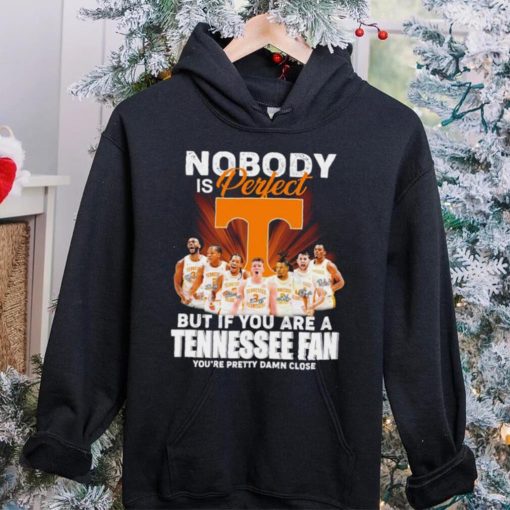 Tennessee Volunteers men’s basketball nobody is perfect but if you are a Tennessee fan player signatures shirt