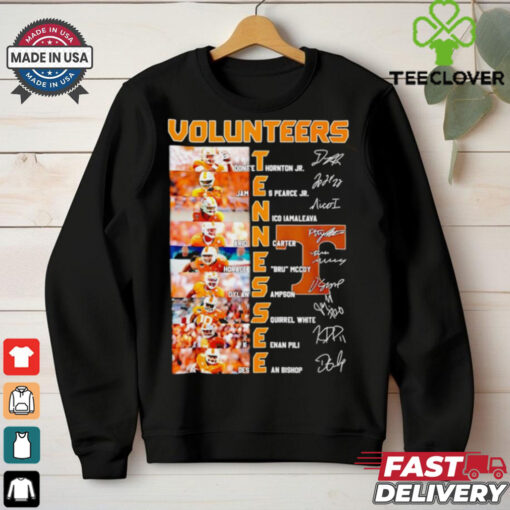 Tennessee Volunteers name and signature photo hoodie, sweater, longsleeve, shirt v-neck, t-shirt