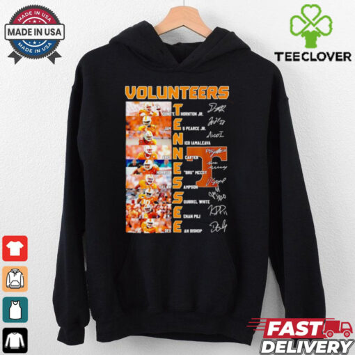 Tennessee Volunteers name and signature photo hoodie, sweater, longsleeve, shirt v-neck, t-shirt