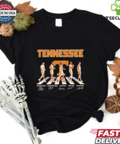 Tennessee Volunteers stars abbey road signatures shirt