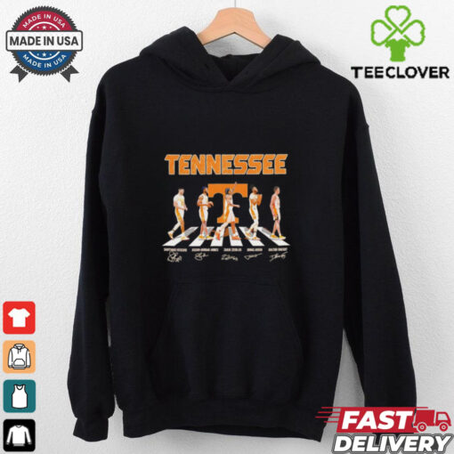 Tennessee Volunteers stars abbey road signatures shirt