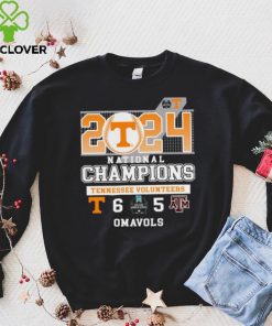 Tennessee Volunteers wins 6 5 Texas A&M Aggies 2024 NCAA Men’s Baseball National Champions Final Score Shirt