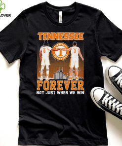 Tennessee forever not just when we win famous player signatures skyline hoodie, sweater, longsleeve, shirt v-neck, t-shirt