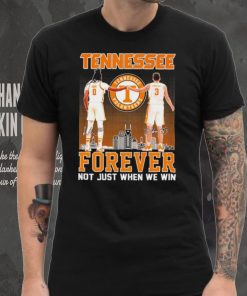 Tennessee forever not just when we win famous player signatures skyline hoodie, sweater, longsleeve, shirt v-neck, t-shirt