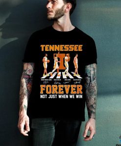 Tennessee men’s basketball abbey road forever not just when we win signature shirt 2 Tennessee men’s basketball abbey road forever not just when we win signature shirt