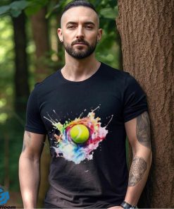 Tennis Ball Watercolor Unisex T Shirt Wimbledon Rolland Garros Us Open Australian T Shirt