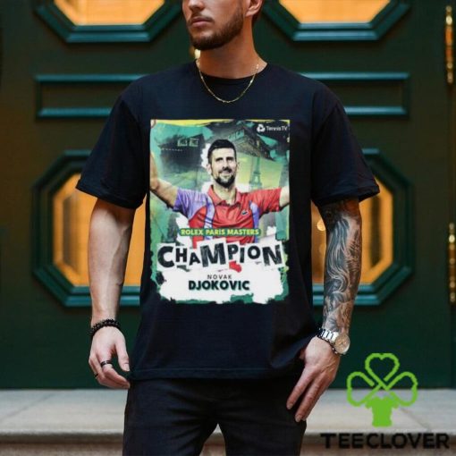 Tennis Rolex Paris Masters Champion Novak Djokovic A Record Extending 40th Masters 1000 Title T Shirt