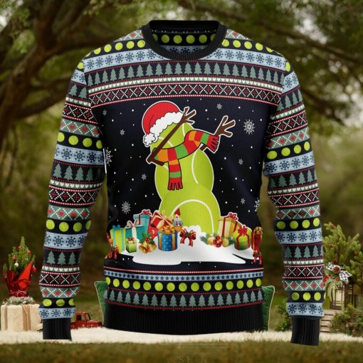 Tennis Snowman Ugly Christmas Sweater Thankgiving Gift Men Women