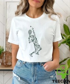 Tennis T Shirt Player Positions Balls Racket In Drawing Classic Sweatshirt 3 Tennis T Shirt Player Positions Balls Racket In Drawing Classic Sweatshirt
