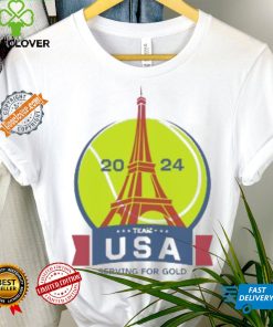 Tennis Team USA Paris Olympics serving for gold shirt