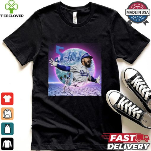 Teoscar Hernández LA Dodgers 5 For 5 Perfect Day T Shirt