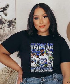 Teoscar Hernandez Los Angeles Dodgers baseball graphic t shirt