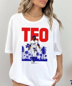 Teoscar Hernández player 37 Los Angeles Dodgers island shirt