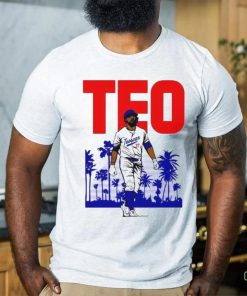 Teoscar Hernández player 37 Los Angeles Dodgers island shirt