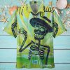 St. Louis Cardinals White Hibiscus Light Blue Texture Background 3D Hawaiian Shirt Gift For Fans