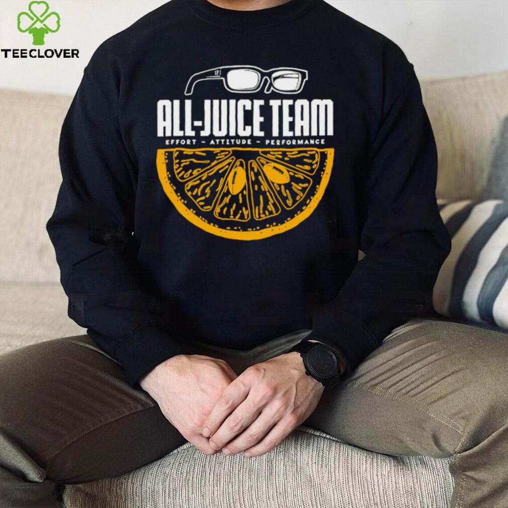 Terez Paylor All Juice Team effort attitude performance Lemon shirt Terez Paylor All Juice Team effort attitude performance Lemon shirt