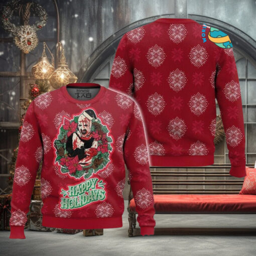 Terrifier 2024 Happy Holidays Ugly Christmas Sweater