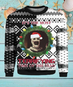 Terrifier It’s The Most Terrifying Time Of The Year Ugly Christmas Sweater