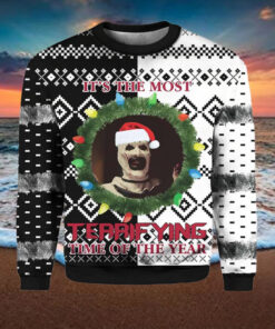 Terrifier It’s The Most Terrifying Time Of The Year Ugly Christmas Sweater