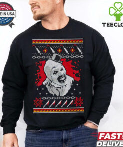 Terrifier winter killerland ugly Christmas shirt