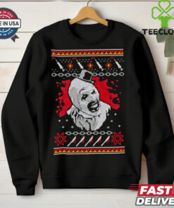 Terrifier winter killerland ugly Christmas shirt