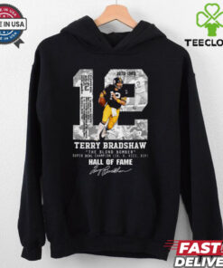 Terry Bradshaw The Blond Bomber Hall Of Fame Signature T Shirt