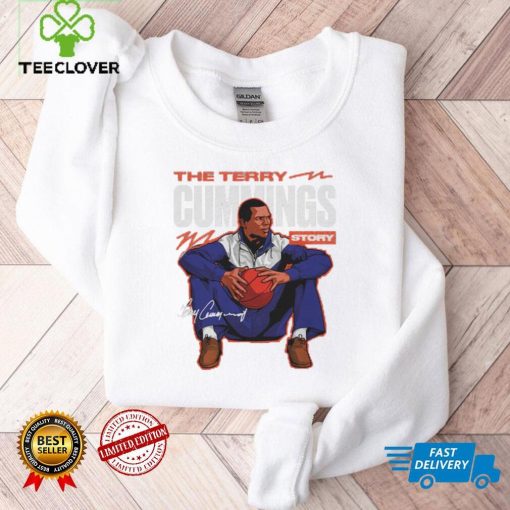 Terry Cummings Story Front & Back WHT Shirt