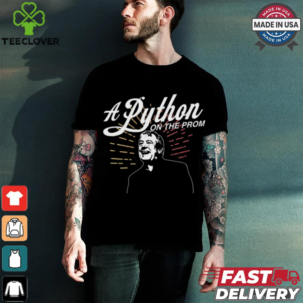 Terry Jones A Python On The Prom Tee shirt Terry Jones A Python On The Prom Tee shirt