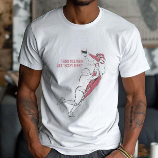 Terry McLaurin Scary Terry Catch Shirt, Washington   NFLPA