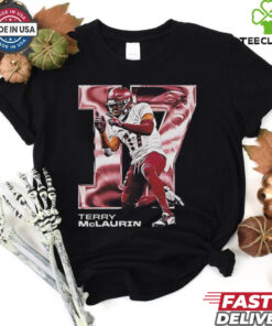 Terry McLaurin Washington Commanders NFL football chrome number vintage shirt