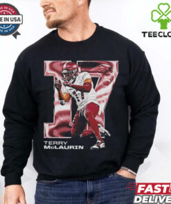 Terry McLaurin Washington Commanders NFL football chrome number vintage shirt