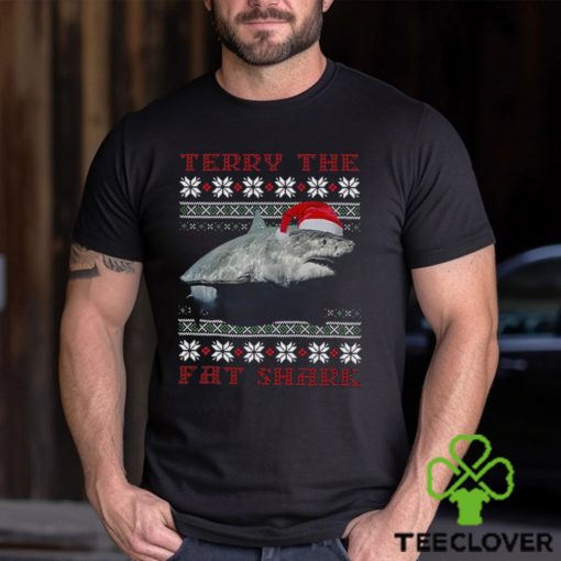 Terry The Fat Shark Christmas Sweathoodie, sweater, longsleeve, shirt v-neck, t-shirt Shirt