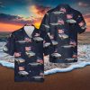 Tesla Cybertruck Flying The American Flag 4th Of July Pocket Hawaiian Shirt Tropical Summer