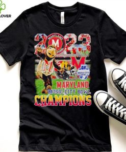 Testudo mascot Maryland Terrapins Music City Bowl Champions shirt