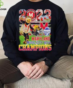 Testudo mascot Maryland Terrapins Music City Bowl Champions hoodie, sweater, longsleeve, shirt v-neck, t-shirt