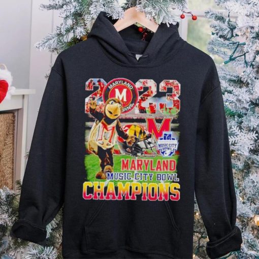 Testudo mascot Maryland Terrapins Music City Bowl Champions hoodie, sweater, longsleeve, shirt v-neck, t-shirt