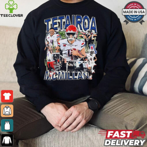 Tetairoa McMillan #4 Arizona Wildcats Football Graphic t hoodie, sweater, longsleeve, shirt v-neck, t-shirt