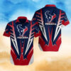 Tropical Touchdown – Floral Houston Texans Hawaiian Leisure Shirt