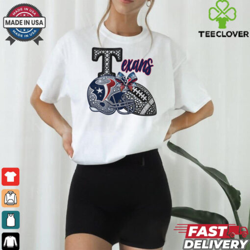 Texans Basketball  Christmas helmet shirt