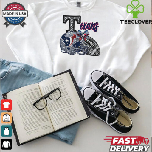 Texans Basketball  Christmas helmet shirt