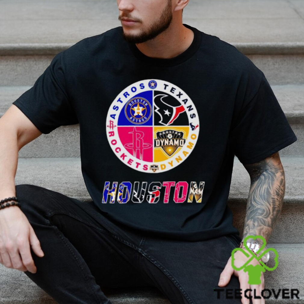 Texans Dynamo Rockets Astros Houston logo shirt Texans Dynamo Rockets Astros Houston logo shirt