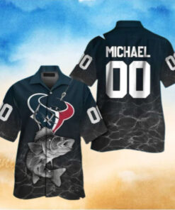 Texans Game Day Tailgate Customizable NFL Hawaiian Shirt