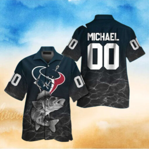 Texans Game Day Tailgate Customizable NFL Hawaiian Shirt