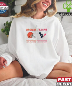 Texans Houston Vs Cleveland Browns Wild Card Matchup T Shirt White