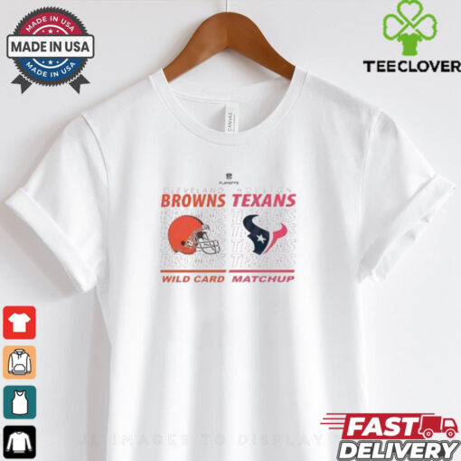 Texans Houston Vs Cleveland Browns Wild Card Matchup T Shirt White