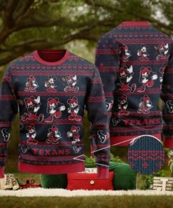 Texans Mickey Mouse Knitted Ugly Christmas Sweater
