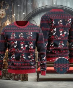 Texans Mickey Mouse Knitted Ugly Christmas Sweater