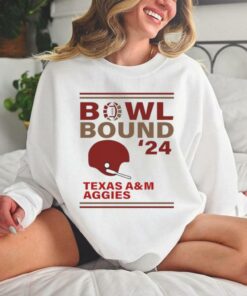 Texas A&M Aggies 2024 Bowl Bound Helmet Shirt
