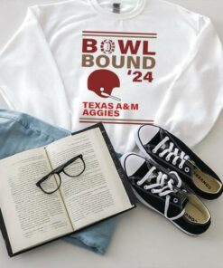 Texas A&M Aggies 2024 Bowl Bound Helmet Shirt