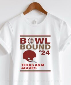 Texas A&M Aggies 2024 Bowl Bound Helmet Shirt